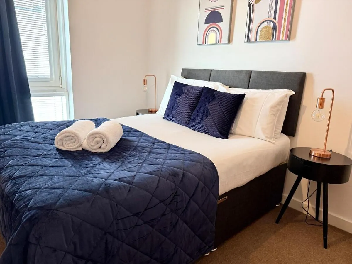 Charming 1Br Apartment In Heart Of Cardiff Bay Storbritannien